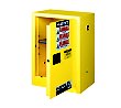 Justrite 12-Gallon Sure-Grip EX Manual-Close Countertop Cabinet - Red